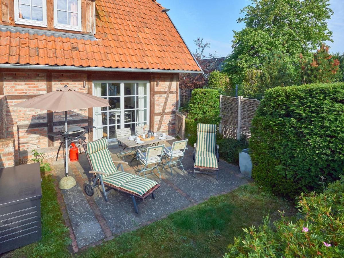 Fachwerkhaeuser Seedorf - Haushaelfte "Sophie Charlott" Mit Kamin Und Terrasse Kültér fotó
